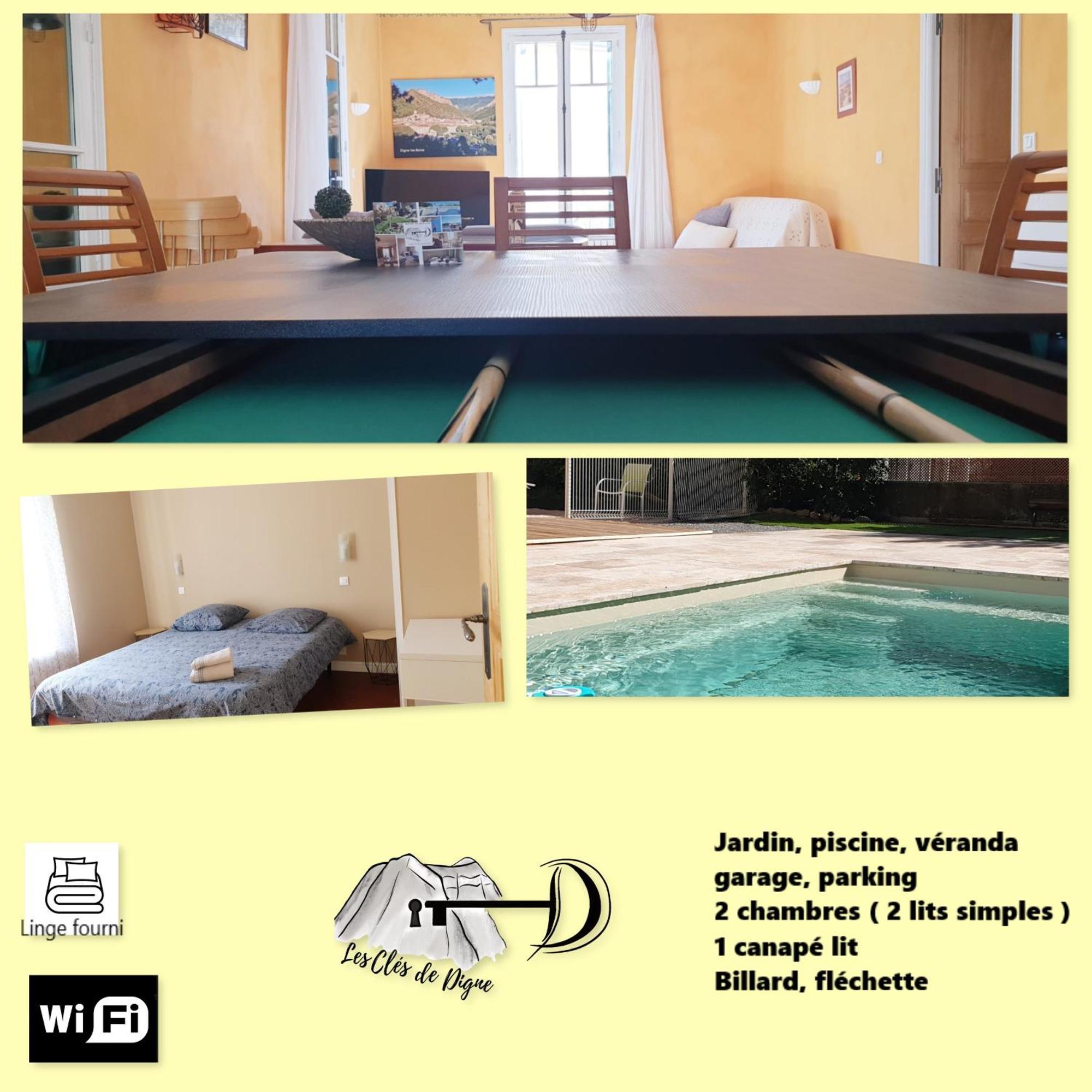 Spacieux T3 Avec Piscine Digne-les-Bains Eksteriør billede